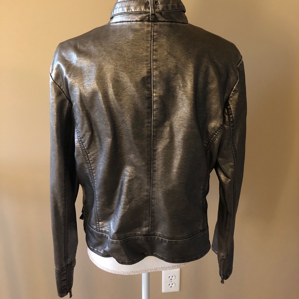 Guess Faux Leather Jacket - Picture 3 of 8